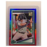 Spencer Jones 2025 Donruss Blue Red Foil Rookie