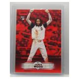 James Wood 2025 Stadium Club Red Rookie Parallel