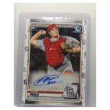 Pedro Pages 2020 Bowman Chrome 1st Bowman Auto