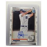 Gage Workman 2021 Bowman Chrome 1st Bowman Auto