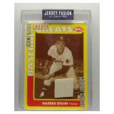 Warren Spahn Jersey Fusion Game Used Patch