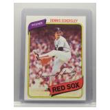 Dennis Eckersley 1980 Topps