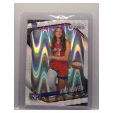 Kiki Iriafen 2025 Prizm rookie white raywave ref.