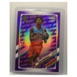 Ausar Thompson 2022 Topps Chrome rookie purple...
