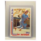 Pete Rose 1982 Topps In Action