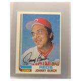 Johnny Bench 1982 Topps
