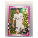 Luka Modric 2021 Topps Chrome pink sandglitter...