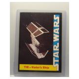 TIE - Vader's Ship 1977 Topps Star Wars