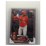 Jordan Walker 2023 Topps Chrome rookie
