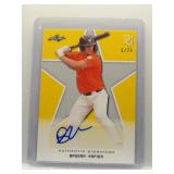 Brogan Napier 2020 Leaf Perfect Game auto...
