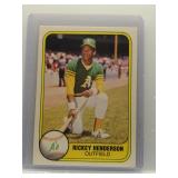 Rickey Henderson 1981 Fleer