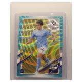 Eric Garcia 2021 Topps Chrome rookie aqua wave...