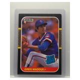 Greg Maddux 1987 Donruss rookie