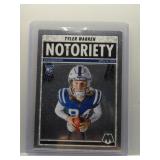 Tyler Warren 2025 Mosaic Notoriety rookie