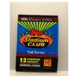 1991 Stadium Club 1st Series Baseball Sealed Pack