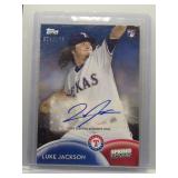 Luke Jackson 2016 Topps Spring Fever rookie auto