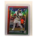 Kenneth Gainwell 2021 Optic rookie red/green ref.