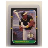 Jose Canseco 1987 Donruss
