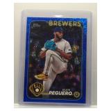 Elvis Peguero 2024 Topps blue sandglitter ref.