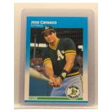 Jose Canseco 1987 Fleer