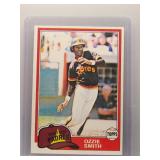 Ozzie Smith 1981 Topps