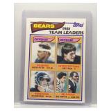 W. Payton/D. Hampton/A. Page 1982 Topps Bears...