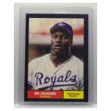 Bo Jackson 2024 Topps 1961 style with black border