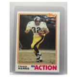 Franco Harris 1982 Topps In Action
