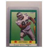 Reggie White 1991 Fleer Hitters!