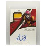 Allen Lazard 2018 Immaculate rookie auto patch /99