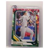 Jose Canseco 2026 Donruss green/red laser ref.