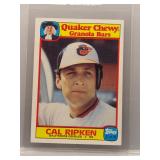 Cal Ripken Jr. 1986 Topps Quaker