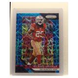Richard Sherman 2018 Prizm aqua velocity ref.
