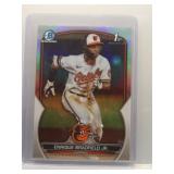 Enrique Bradfield Jr. 2023 1st Bowman Chrome ref.