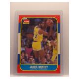 James Worthy 1986 Fleer Rookie