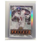 Malik Nabers 2025 Topps Resurgence Voltaic rookie