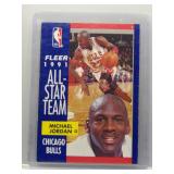 Michael Jordan 1991 Fleer All-Star Team