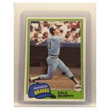 Dale Murphy 1981 Topps