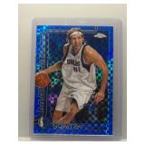 Dirk Nowitzki 2025 Topps Chrome blue x-fractor...