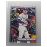 Yoshinobu Yamamoto 2025 Topps Chrome Cosmic