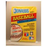 1991 Donruss Baseball Series 1 Sealed Wax Pack