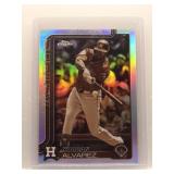 Yordan Alvarez 2025 Topps Chrome speia ref.