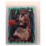 Dwyane Wade 2025 Topps Chrome aqua raywave /199