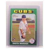 Shota Imanaga 2024 Topps Heritage rookie