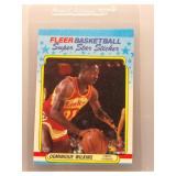 Dominique Wilkins 1988 Fleer Super Star Sticker