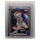 Andy Pages 2024 Topps Chrome Cosmic rookie