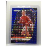 Rasmus Hojlund 2024 Prizm blue mosaic ref.