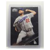 Clayton Kershaw 2020 Topps Chrome Black