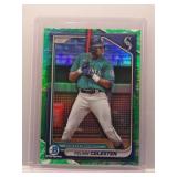 Felnin Celedten 2024 Bowman Chrome green lunar...