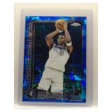 Anthony Edwards 2025 Topps Chrome blue ice